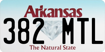 AR license plate 382MTL