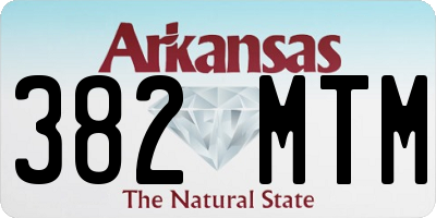 AR license plate 382MTM