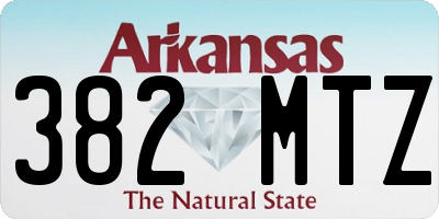 AR license plate 382MTZ
