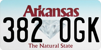 AR license plate 382OGK