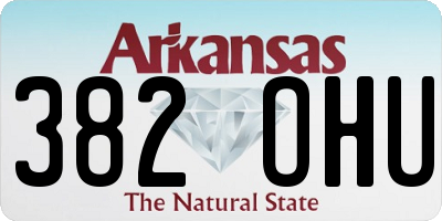 AR license plate 382OHU