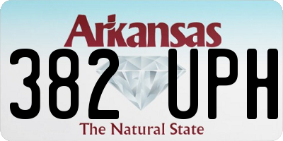 AR license plate 382UPH