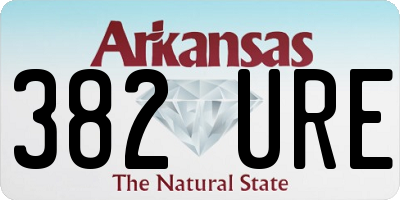 AR license plate 382URE