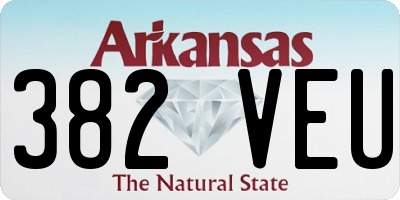 AR license plate 382VEU