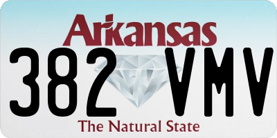 AR license plate 382VMV