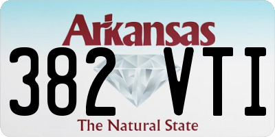 AR license plate 382VTI