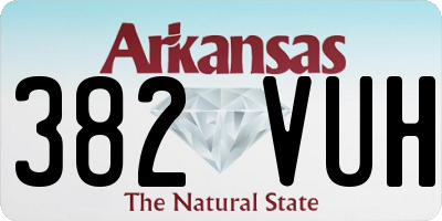 AR license plate 382VUH