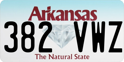 AR license plate 382VWZ