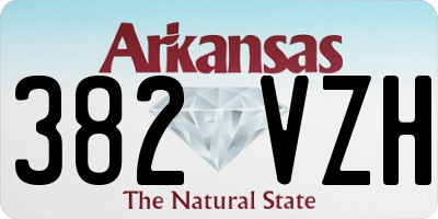 AR license plate 382VZH