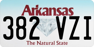 AR license plate 382VZI