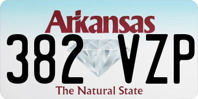 AR license plate 382VZP