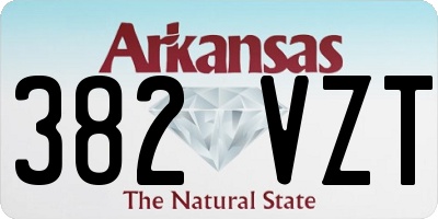 AR license plate 382VZT