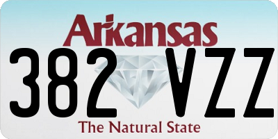 AR license plate 382VZZ