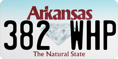 AR license plate 382WHP