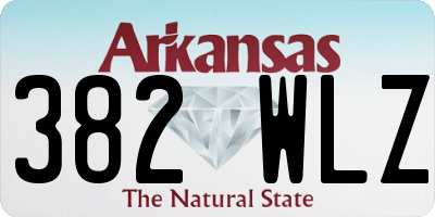 AR license plate 382WLZ