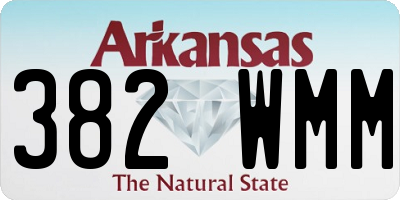 AR license plate 382WMM