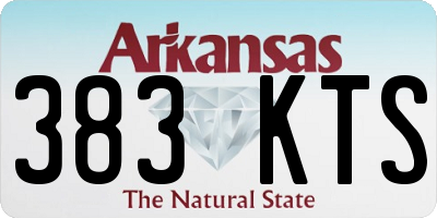 AR license plate 383KTS
