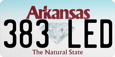 AR license plate 383LED