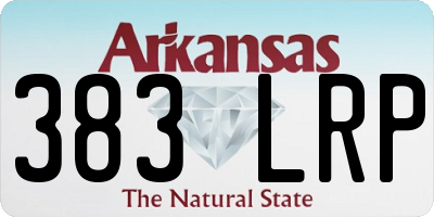AR license plate 383LRP