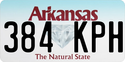 AR license plate 384KPH