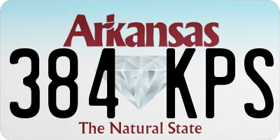 AR license plate 384KPS