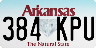 AR license plate 384KPU