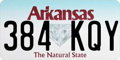 AR license plate 384KQY