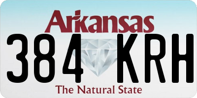 AR license plate 384KRH