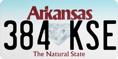 AR license plate 384KSE