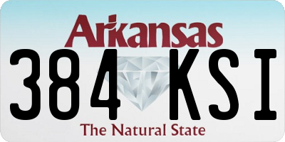 AR license plate 384KSI
