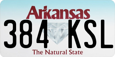 AR license plate 384KSL