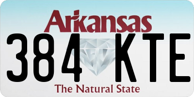 AR license plate 384KTE