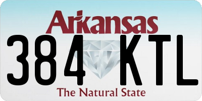 AR license plate 384KTL
