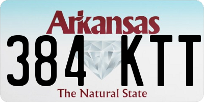 AR license plate 384KTT