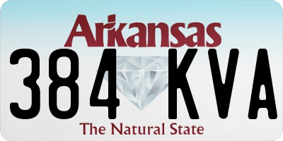 AR license plate 384KVA