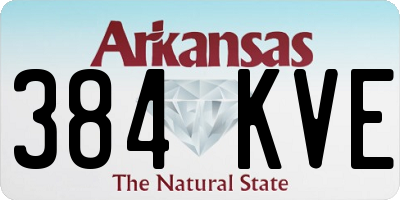 AR license plate 384KVE