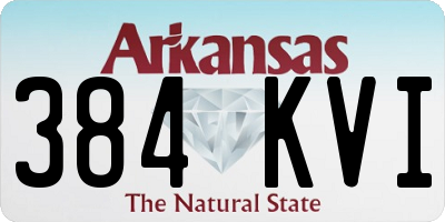 AR license plate 384KVI