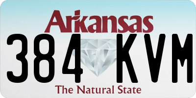 AR license plate 384KVM