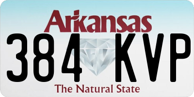 AR license plate 384KVP