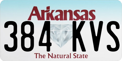 AR license plate 384KVS