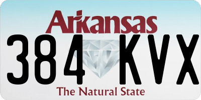 AR license plate 384KVX