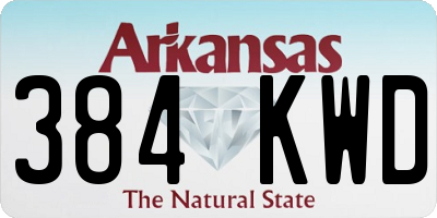 AR license plate 384KWD