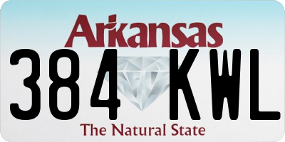 AR license plate 384KWL