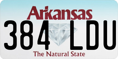 AR license plate 384LDU