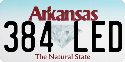 AR license plate 384LED