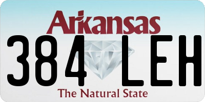 AR license plate 384LEH