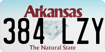 AR license plate 384LZY