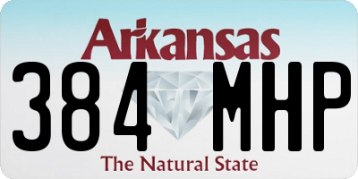 AR license plate 384MHP