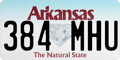 AR license plate 384MHU
