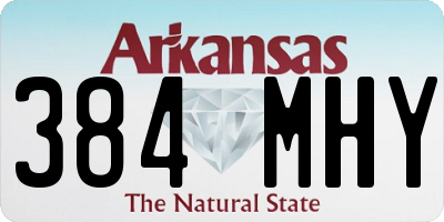 AR license plate 384MHY
